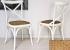 Silla Thonet Blanco Decapado Asiento Rattn.