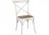 Silla Thonet Blanco Antique Asiento Rattn. Abedul y Rattn.