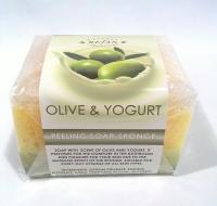 Esponja Jabon Peeling Oliva Yogurt