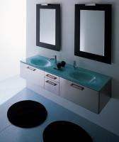 mueble de baño en acero inox